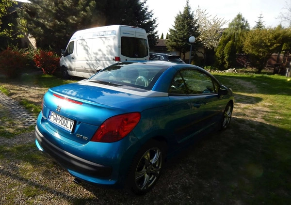 Peugeot 207 CC cena 14999 przebieg: 87000, rok produkcji 2007 z Gniezno małe 326